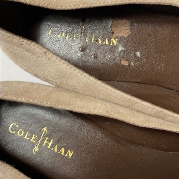 Cole Haan suede buckle ballet flats - Picture 3 of 7